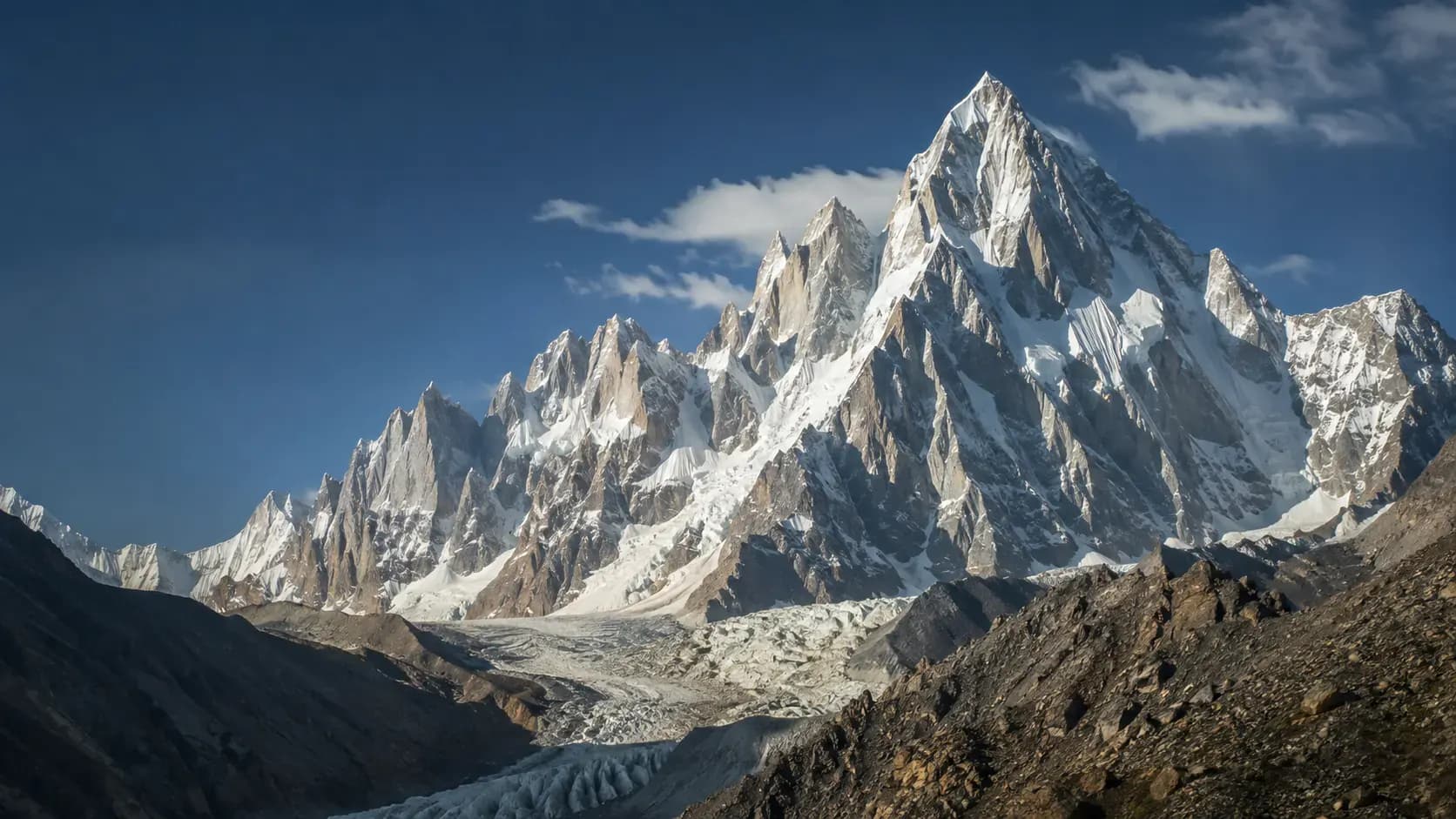 Hunza Peak mountain climbing expedition in Pakistan