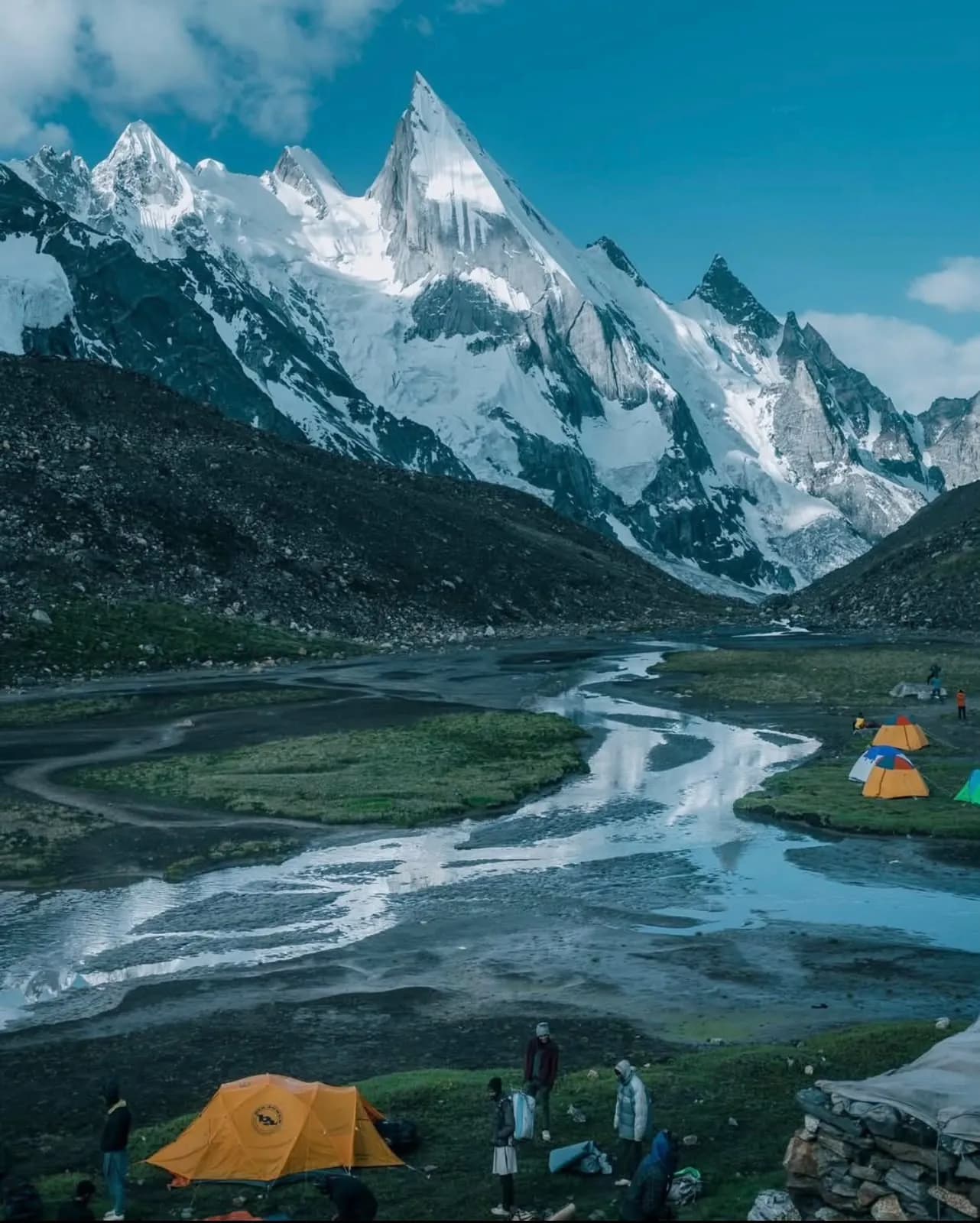 The mountain during Laila Peak Expedition